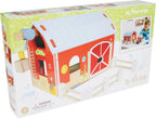 Buy Le Toy Van Wooden Red Barn – Classic Farm Playset | for kids by Learning Bugs UK