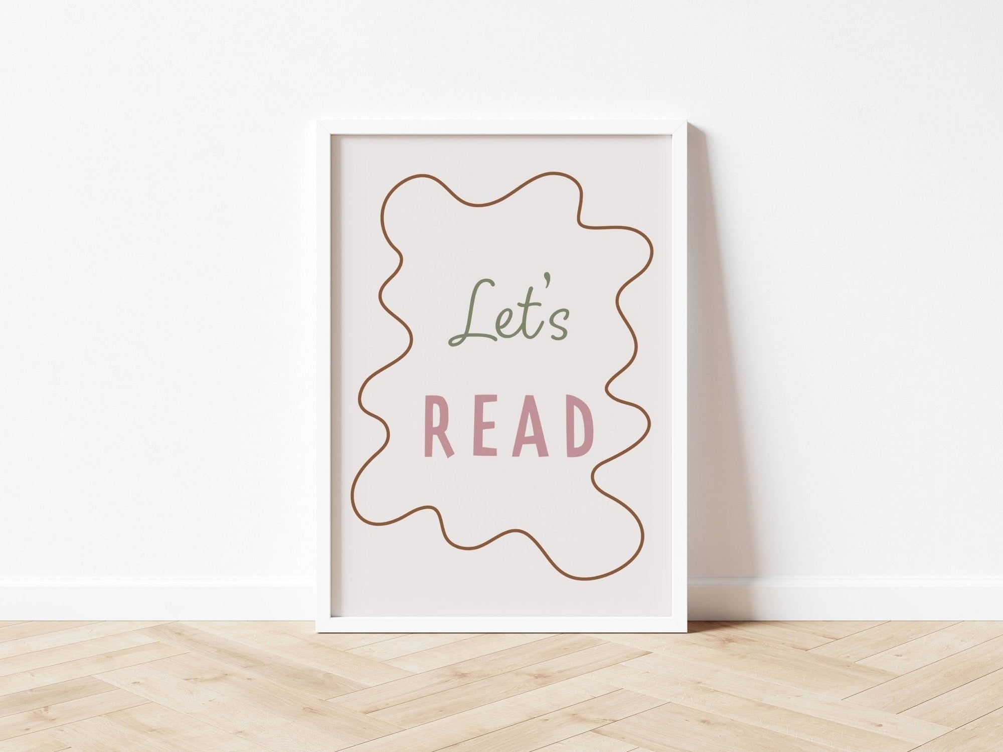 Let's Read - Wavy Edition - Fine Art Print