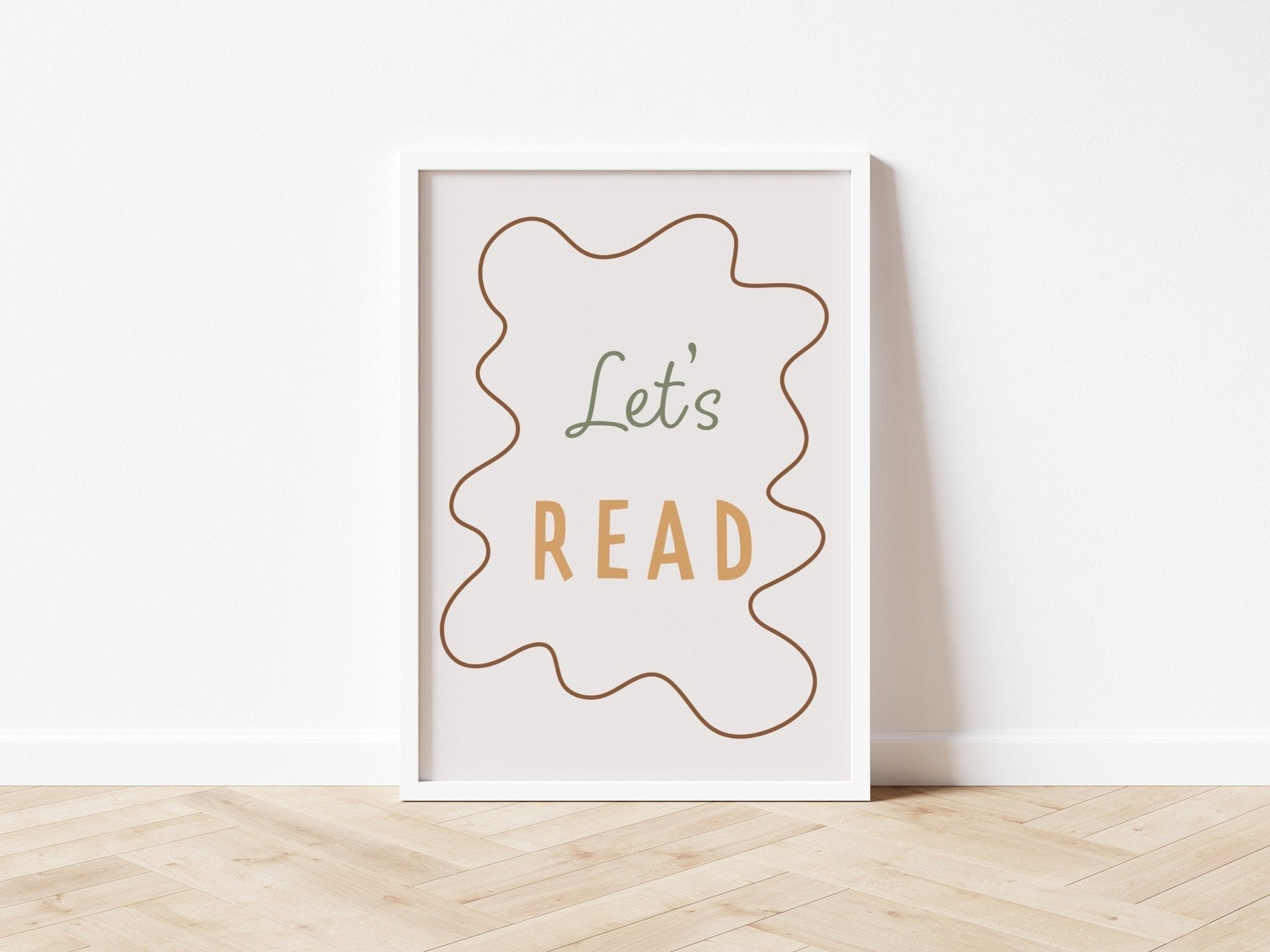 Let's Read - Wavy Edition - Fine Art Print