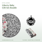 Etta Loves Liberty baby gift set bundle, branded image