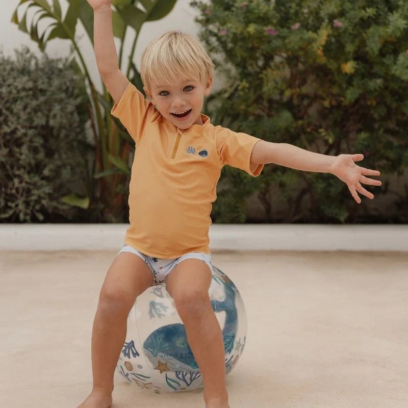 Buy Little Dutch 3D Beach Ball - Ocean Dreams Blue | for kids by Learning Bugs UK