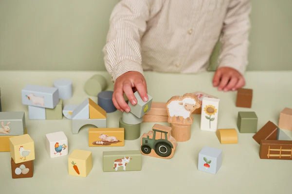 Buy Little Dutch Building Blocks - Little Farm | for kids by Learning Bugs UK