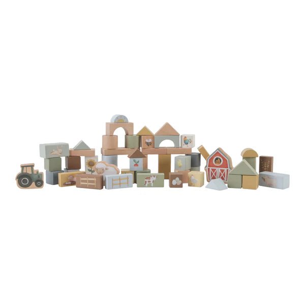 Buy Little Dutch Building Blocks - Little Farm | for kids by Learning Bugs UK