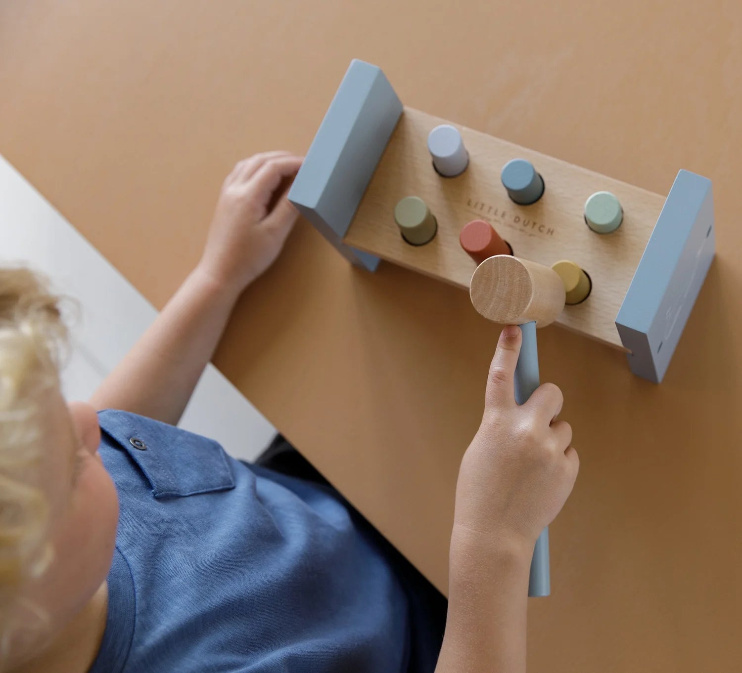 Buy Little Dutch Hammer Bench - Ocean | for kids by Learning Bugs UK