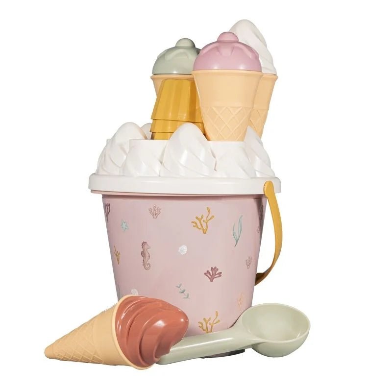 Buy Little Dutch Ice Cream Bucket Set - Ocean Dreams Pink | for kids by Learning Bugs UK