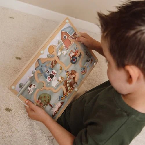 Buy Little Dutch Magnetic Maze - Little Farm | for kids by Learning Bugs UK