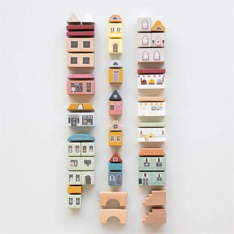 Buy Little Dutch Railway extension - City building blocks | for kids by Learning Bugs UK