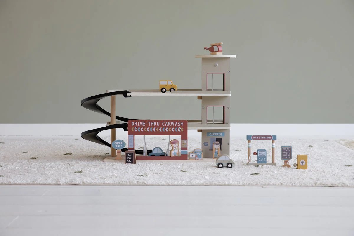 Buy Little Dutch Railway Extension - Garage | for kids by Learning Bugs UK