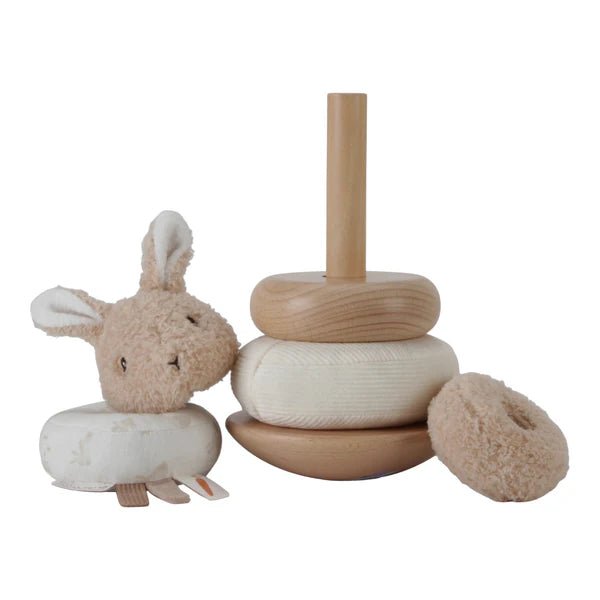 Buy Little Dutch Rocking Ring Stacker - Baby Bunny | for kids by Learning Bugs UK