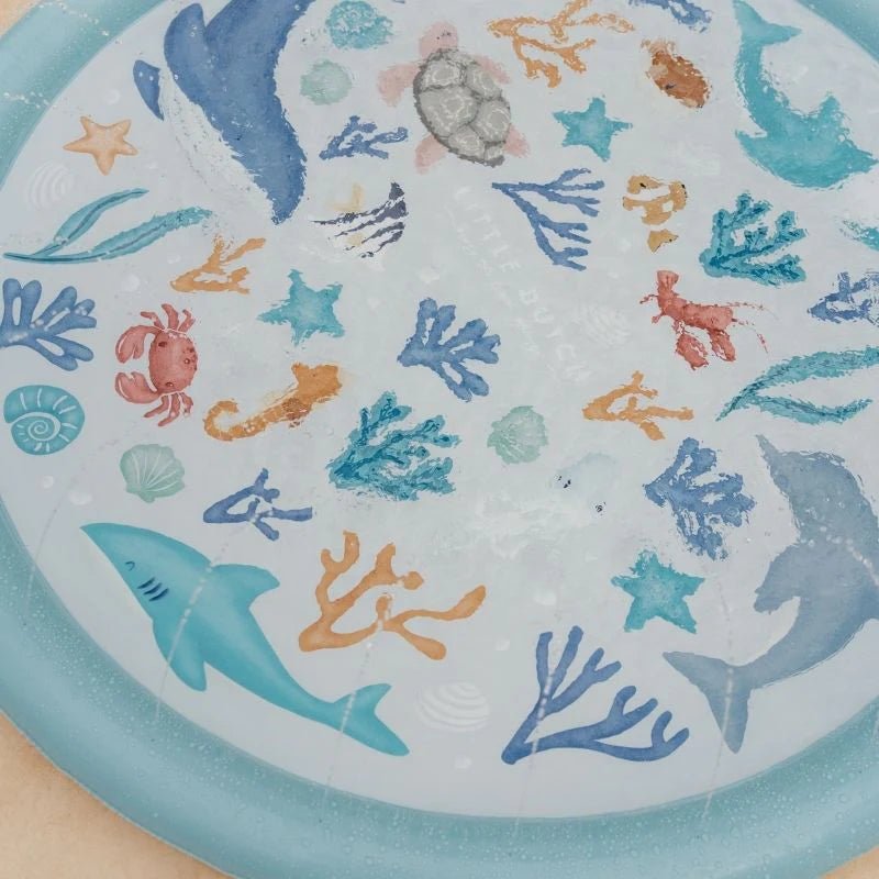 Buy Little Dutch Sprinkler Mat – Ocean Dreams Blue (150 cm) | for kids by Learning Bugs UK
