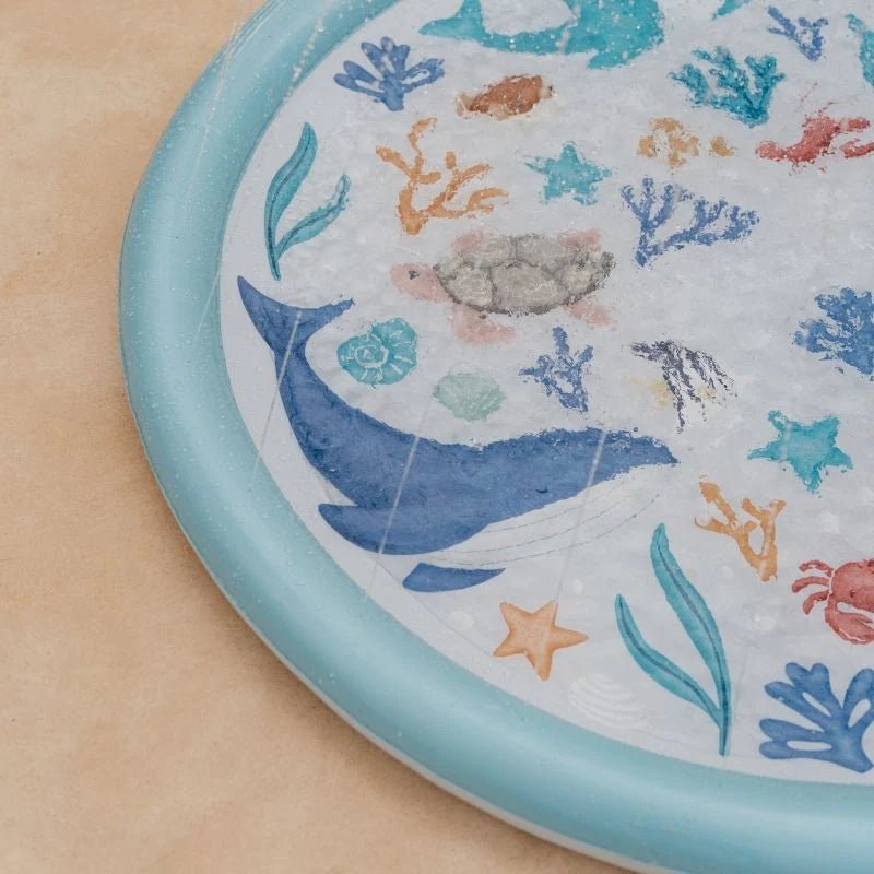 Buy Little Dutch Sprinkler Mat – Ocean Dreams Blue (150 cm) | for kids by Learning Bugs UK