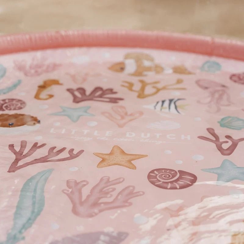 Buy Little Dutch Sprinkler Mat – Ocean Dreams Pink (150cm) | for kids by Learning Bugs UK