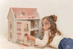 Buy Little Dutch Wooden Dollhouse - 25‑Piece Playhouse with Furniture | for kids by Learning Bugs UK