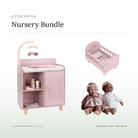 Wooden Doll Changing Table FSC – for children, available at Learning Bugs UK