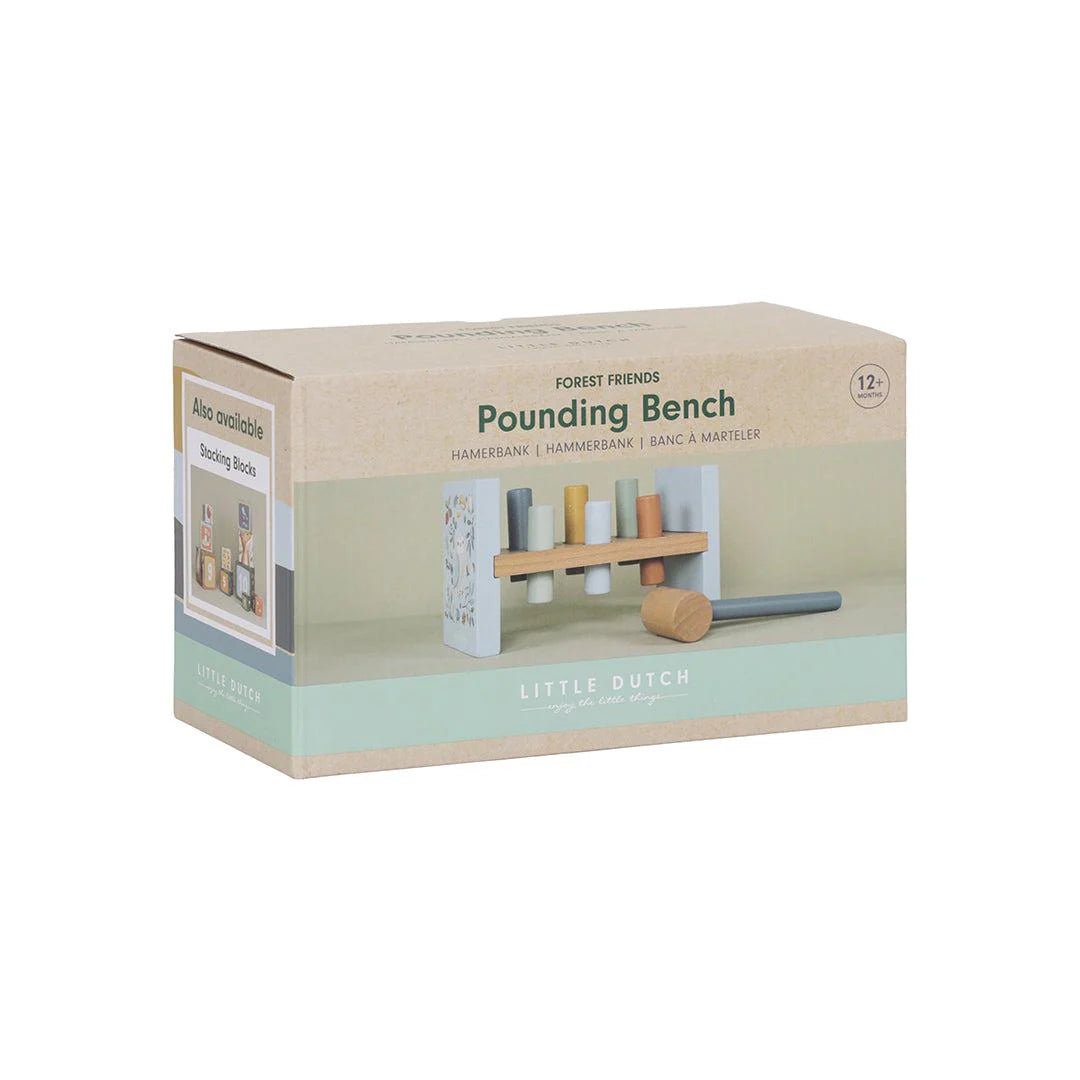 Buy Little Dutch Pounding Bench - Forest Friends | for kids by Learning Bugs UK
