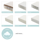 Obaby Maya Cot Bed - Nordic White