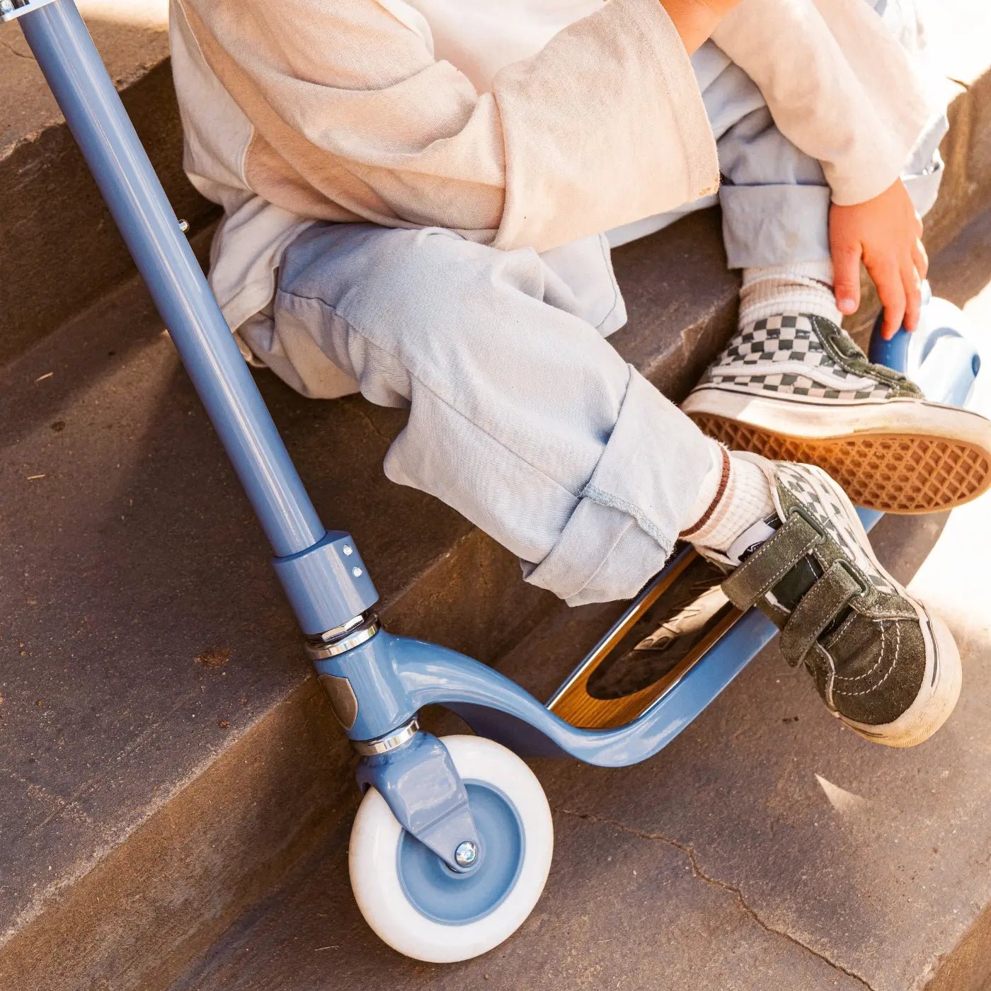 Buy Banwood Maxi Scooter – Kids Two - Wheel Scooter (Blue) | SCOOTER_MAX for kids by Learning Bugs UK