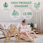 Goodevas 4 in 1 Montessori Climbing Frame with Cushion – Climbing Frame for children, available at Learning Bugs UK