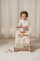 Little Dutch Multi Activity Baby Walker Fairy Garden – Wooden baby activity walker for children, available at Learning Bugs UK