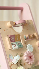 Little Dutch Multi Activity Baby Walker Fairy Garden – Wooden baby activity walker for children, available at Learning Bugs UK