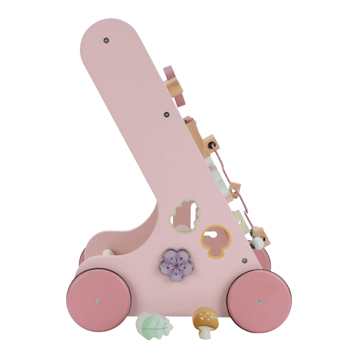 Little Dutch Multi Activity Baby Walker Fairy Garden – Wooden baby activity walker for children, available at Learning Bugs UK