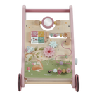 Little Dutch Multi Activity Baby Walker Fairy Garden – Wooden baby activity walker for children, available at Learning Bugs UK