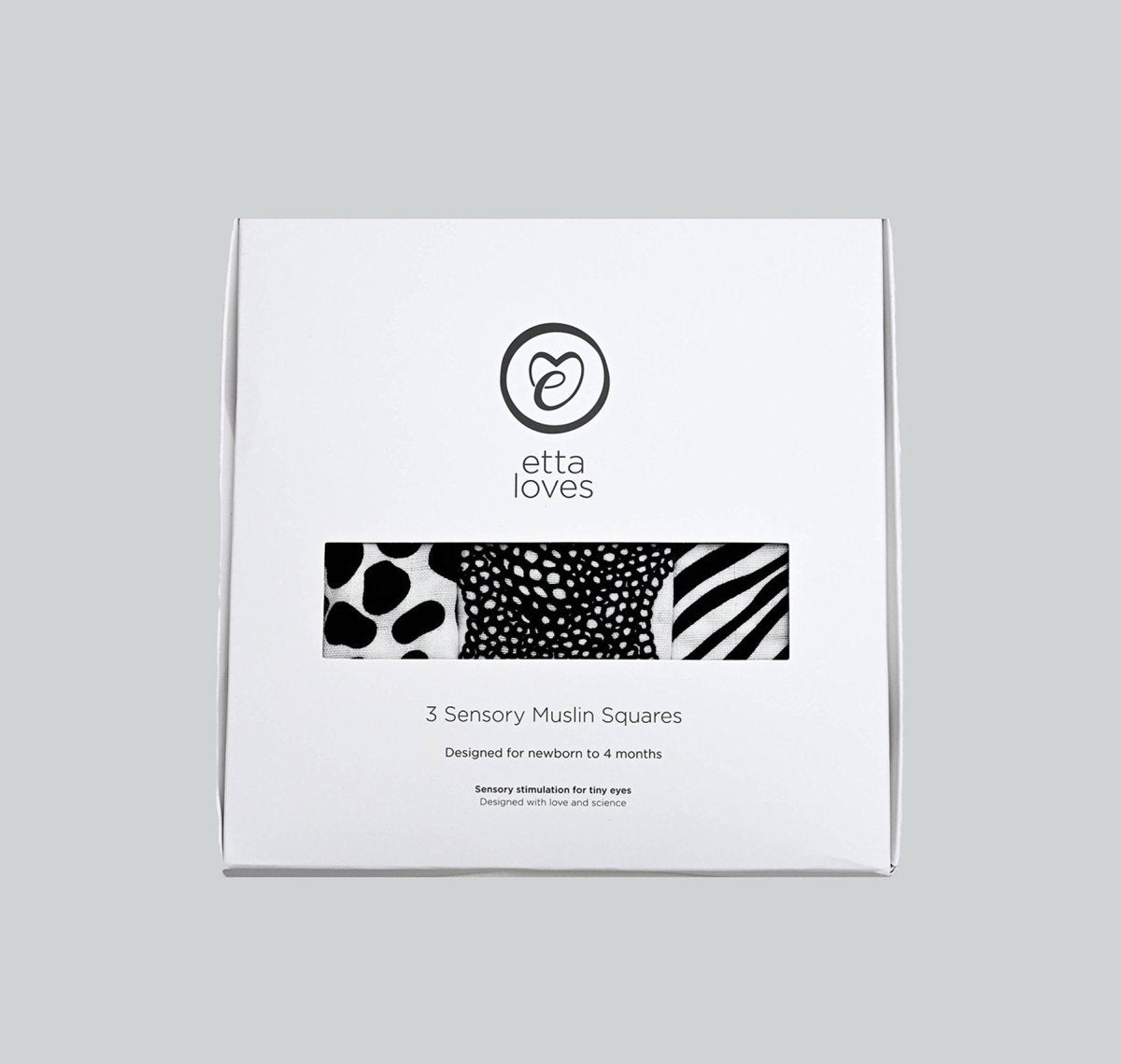 Animal Print Muslin 3-Pack – Muslin squares for children, available at Learning Bugs UK