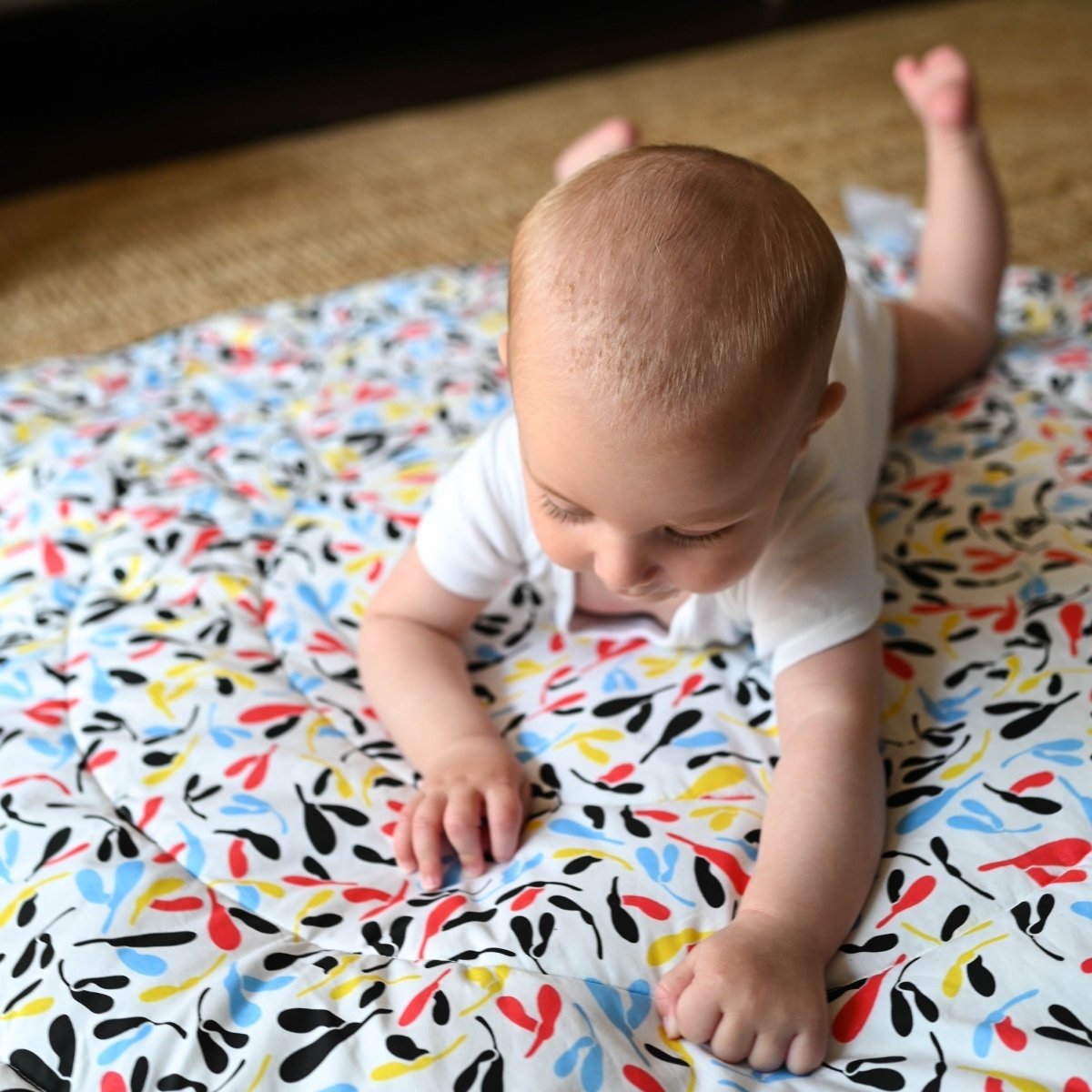 Plant Print Reversible Playmat – Playmat for children, available at Learning Bugs UK