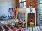 Oeuf Perch Loft Bed - White & Birch, view 3
