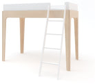 Oeuf Perch Loft Bed - White & Birch