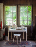 Oeuf Square Stool - White & Birch, view 3