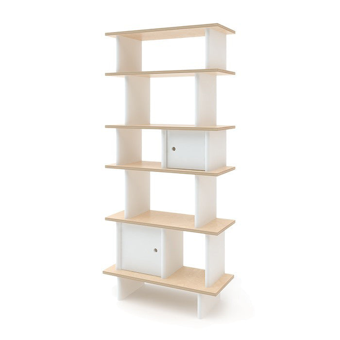 Oeuf Vertical Mini Library - White & Birch, view 2