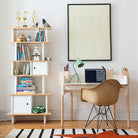 Oeuf Vertical Mini Library - White & Birch, view 3