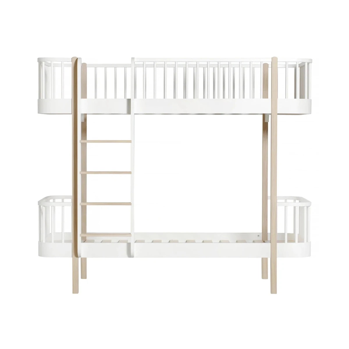 Wood Original Bunk Bed - White/Oak – Bunk Beds for children, available at Learning Bugs UK