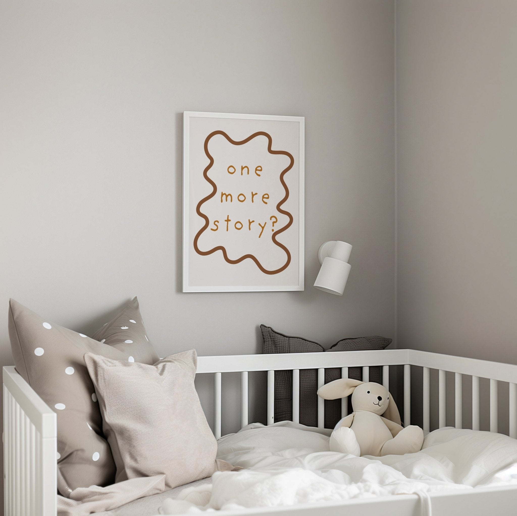 Buy One More Story? - Wavy Edition - Fine Art Print | for kids by Learning Bugs UK