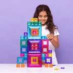 Buy Connetix Magnetic Tiles 48pc Bright Portal Pack | for kids by Learning Bugs UK