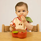 Oli&Carol Pepa the Apple Bowl and Spoon Set – Tableware & Cutlery for children, available at Learning Bugs UK
