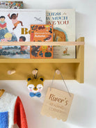 Buy Autumns Corner - The Colour Pop Peg Rail Bookshelf | Bookshelf for kids by Learning Bugs UK