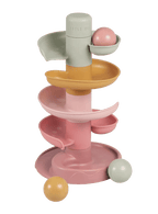 Little Dutch Spiral Tower Pink – for children, available at Learning Bugs UK