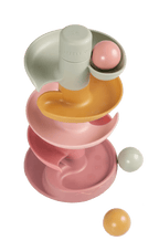 Little Dutch Spiral Tower Pink – for children, available at Learning Bugs UK