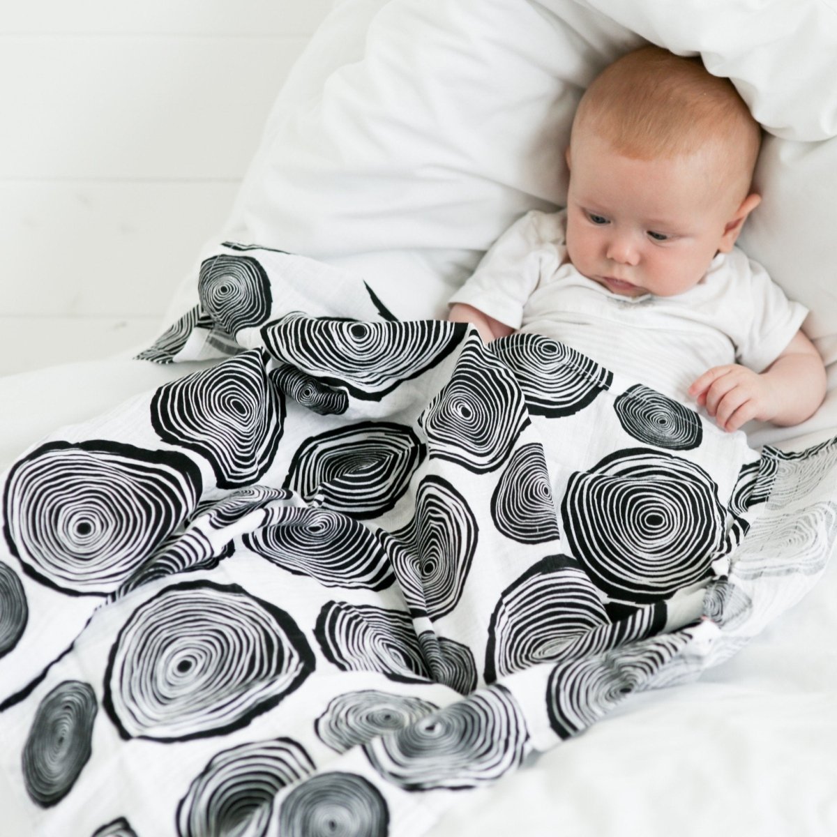 Plant Print 3 Pack Muslins – Muslin squares for children, available at Learning Bugs UK