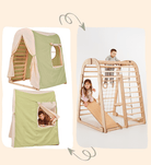 Goodevas Play Tent Cover for Indoor Climbing Frame – Climbing Frame Accessories for children, available at Learning Bugs UK