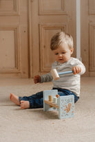 Little Dutch Pounding Bench Forest Friends – Pounding Bench for children, available at Learning Bugs UK
