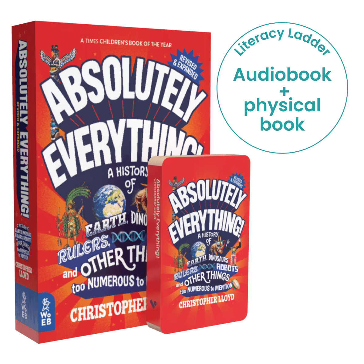Absolutely Everything! Audio + Print Bundle – Audiobooks Bundle for children, available at Learning Bugs UK