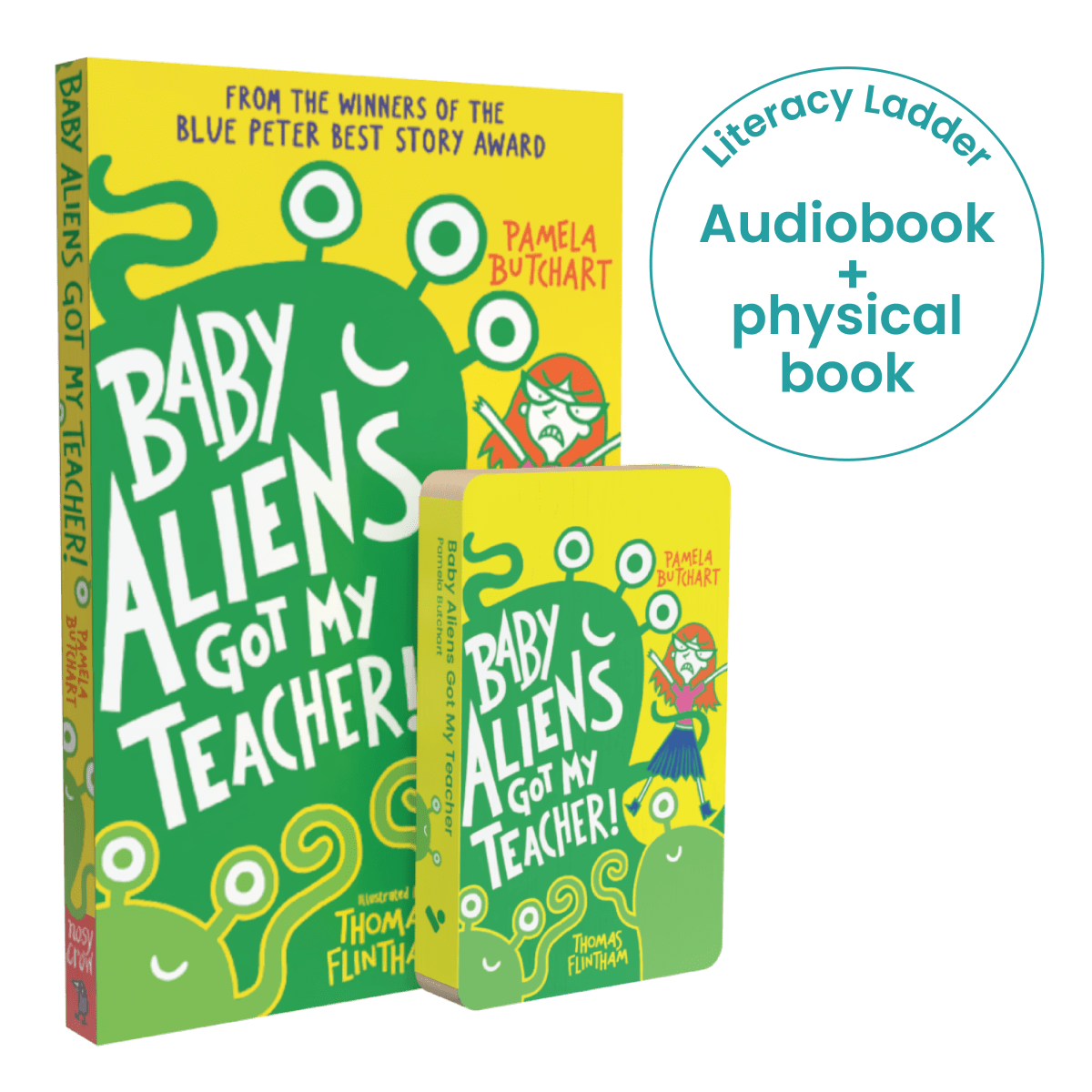Baby Aliens Got My Teacher Audio + Print Bundle – Audiobooks Bundle for children, available at Learning Bugs UK