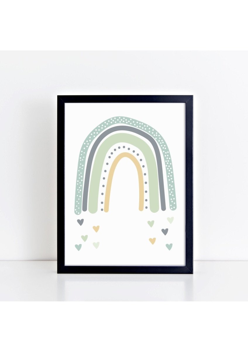 Rainbow Love - greens – Rainbows for children, available at Learning Bugs UK