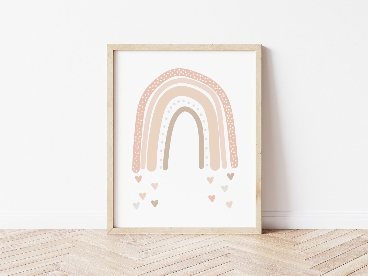 Rainbow Love - neutrals – Rainbows for children, available at Learning Bugs UK