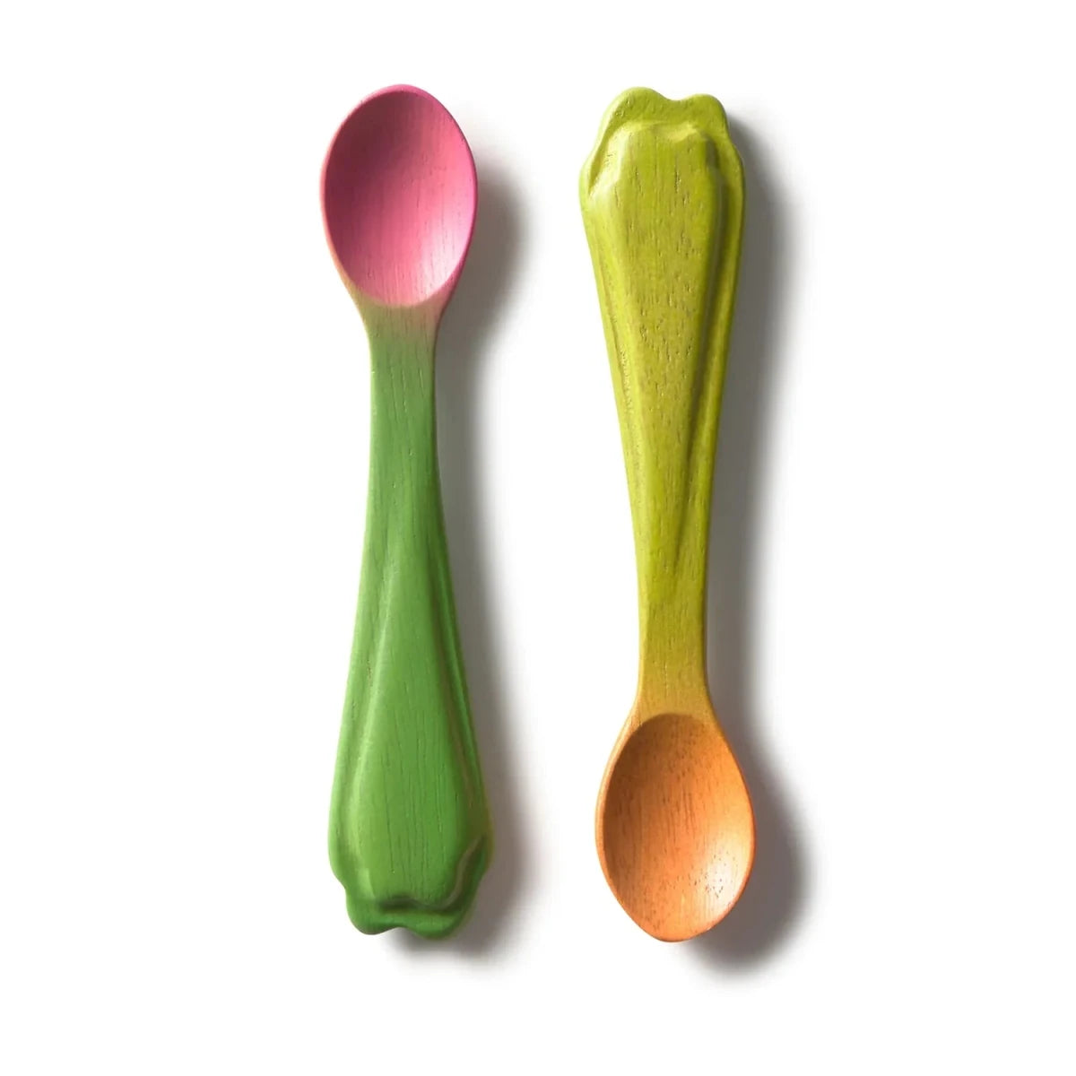 Oli&Carol Spoon Pack - Carrot and Radish – Tableware & Cutlery for children, available at Learning Bugs UK