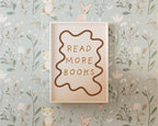Buy Read More Books - Wavy Edition - Fine Art Print | for kids by Learning Bugs UK