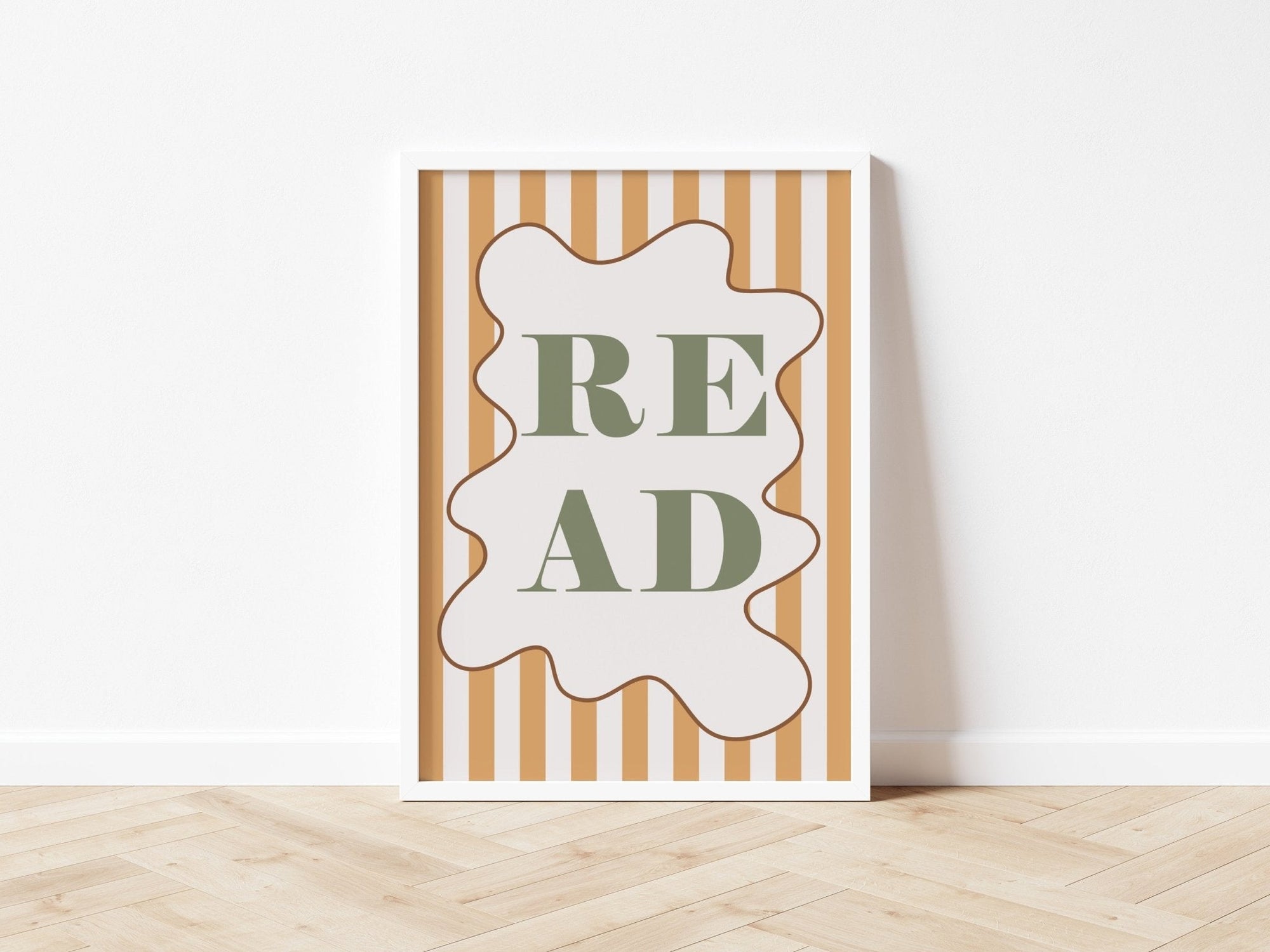 READ - Stripy Edition - Fine Art Print